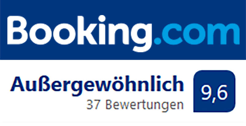 Booking.com Bewertung Außergewöhnlich